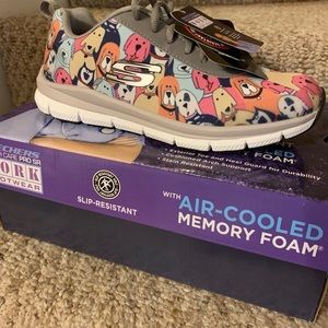 Women’s Skechers Dog Shoes-6-comfort flex, waggey